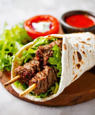 Kebab tortilla średni