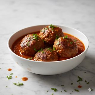 Albóndigas en salsa (500 g.)