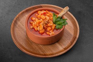 Фасоль с беконом (300г)