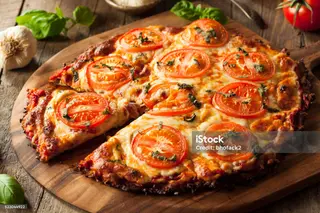 Pizza serranito mediana  (35cm)