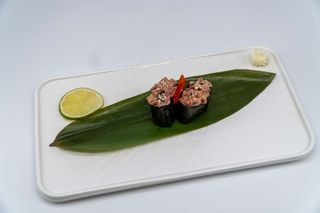 Gunkan spicy tuna senza glutine