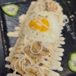 Crêpe Œuf champignon