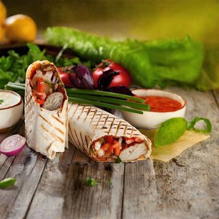 Донер из сочного люля фарша