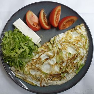 Omlet od belanaca sa spanaćem i kozjim sirom