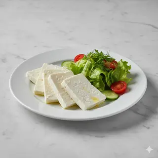Queso Turco Con Ensalada 