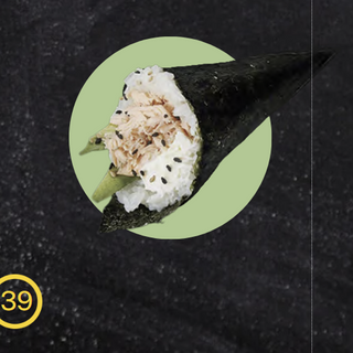 39) Temaki sake cotto 1 pezzo