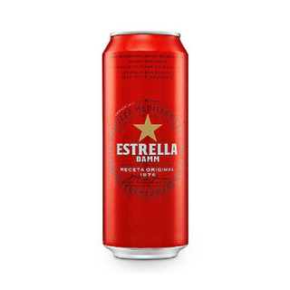 estrella damm lata x 500 cc