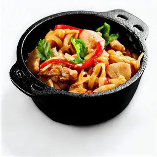 B2. Udon saltato con pollo
