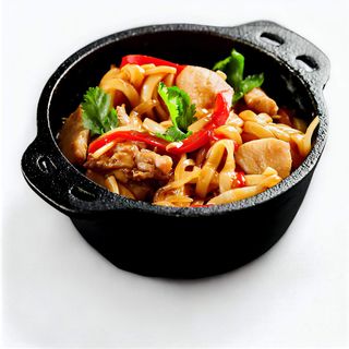 Udon con pollo