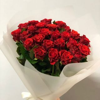 Bukiet czerwonych róż