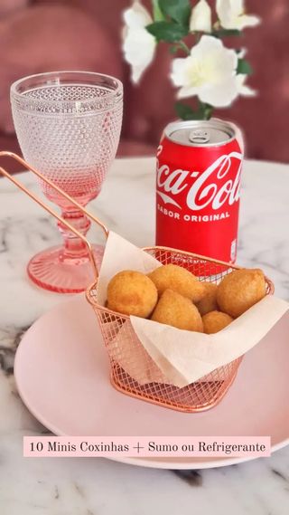 10 mini Coxinhas 