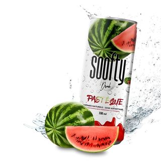 Soofty Watermelon, apa cu aroma de pepene verde 330ml