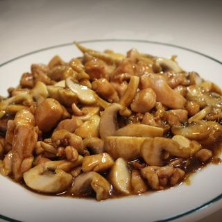 pollo con champiñones