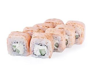 №244 Рол Філадельфія з запеченим лососем (240g)