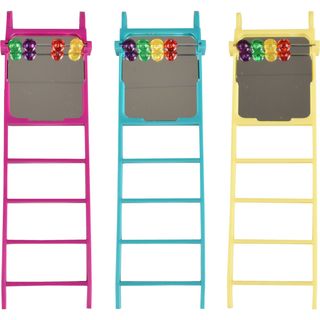 FLAMINGO Igračka za ptice Merdevine sa zvoncetom i perlicama 6x20cm, raznih boja (KOD FLA101394)