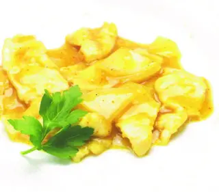 122. Pollo saltato al curry