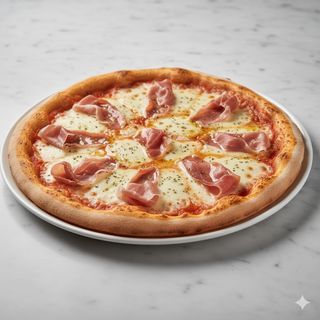 Pizza De Jamón Y Queso  (28 Cm.)