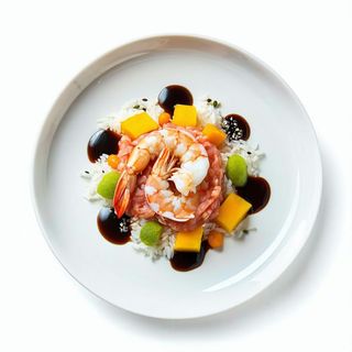 39. Tartare di gamberi crudi