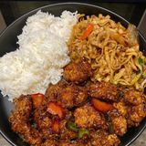 Chicken Sauce And White Rice