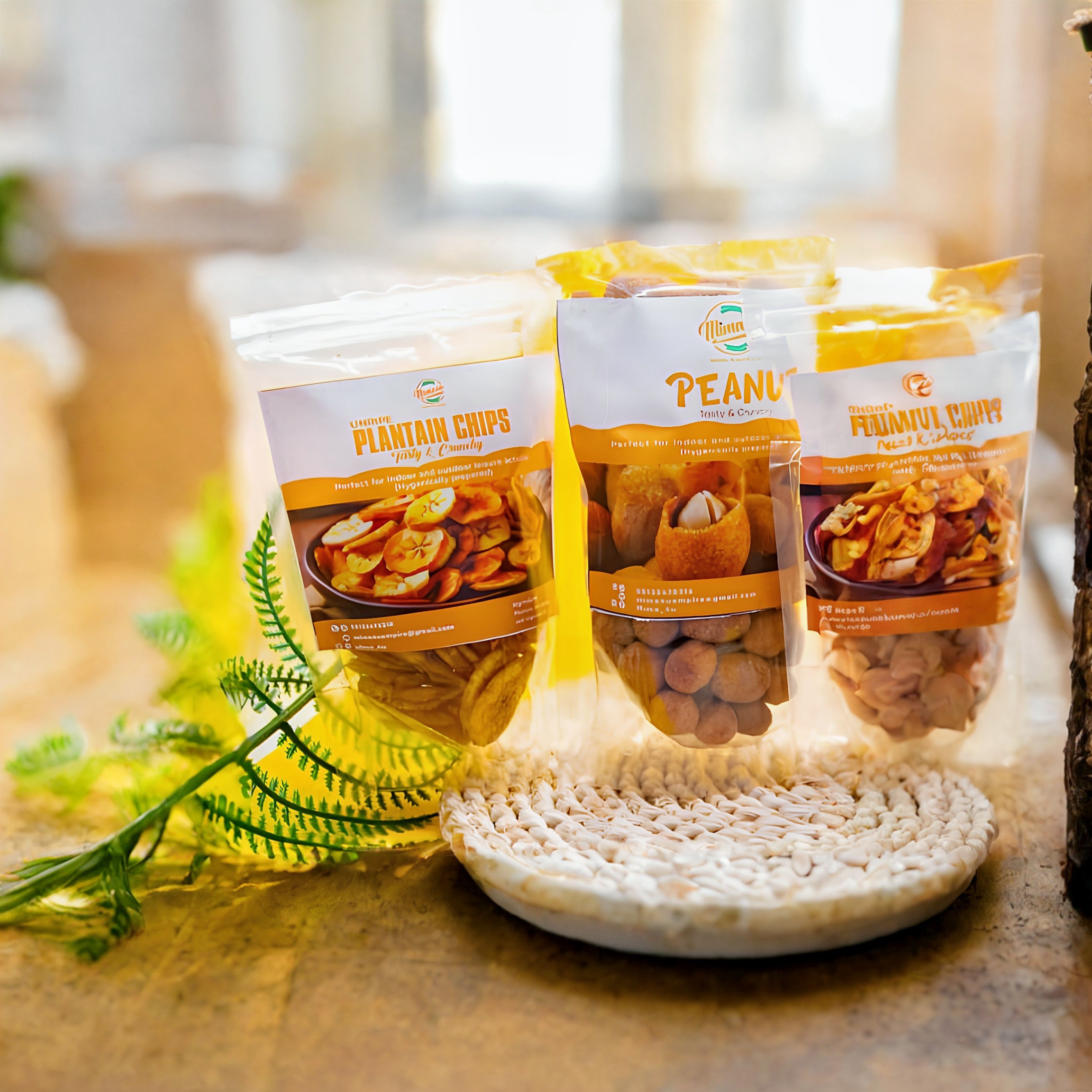 Ripe Plantain Chips & Peanuts