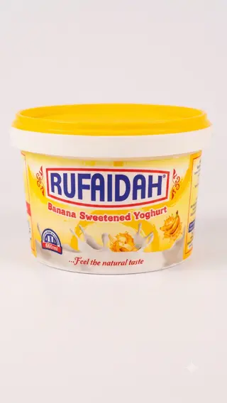 550ml banana flavored yoghurt