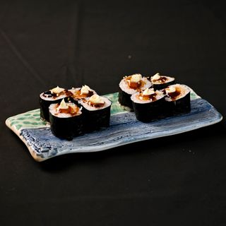 Maki de Langostinos arrebozado.