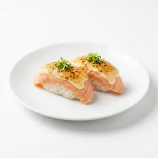 Gratinado de Salmón, Cream Cheese y Lima