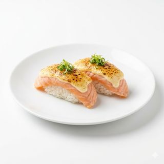 Gratinado de Salmón, Cream Cheese y Lima