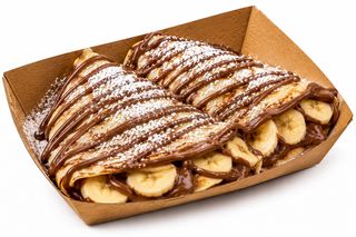 Clatite cu ciocolata si banane