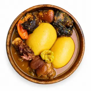 Sauce Claire Patte De Boeuf & Foutou