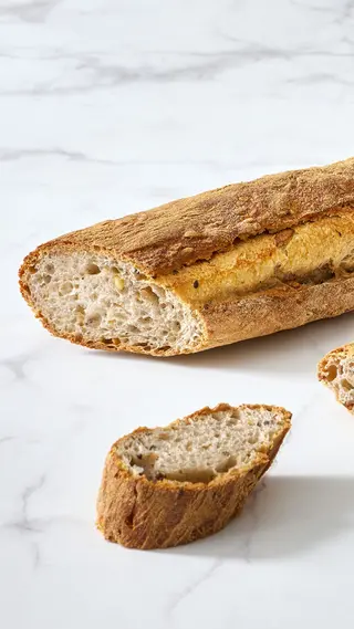 Bagheta cu seminte si condimente (vegan)