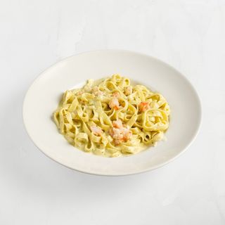 Spaghetti  sa surimima i kozicama