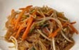 spaghetti di soia con verdure