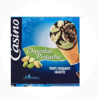 Glace Cone  Chocolat/Pist X6 Co           
