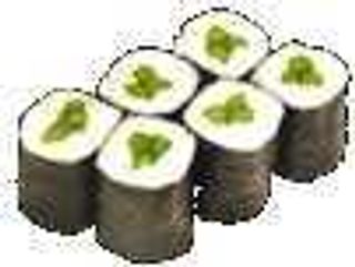 Gluten free - asupara hosomaki - 6 pezzi - asparago - piatto vegano