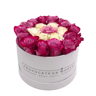 Caja redonda pink fantasy