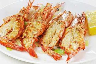 Spiedini di gamberoni