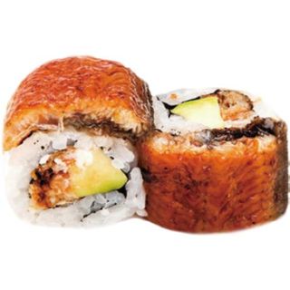 Temaki de anguila y aguacate teriyaki