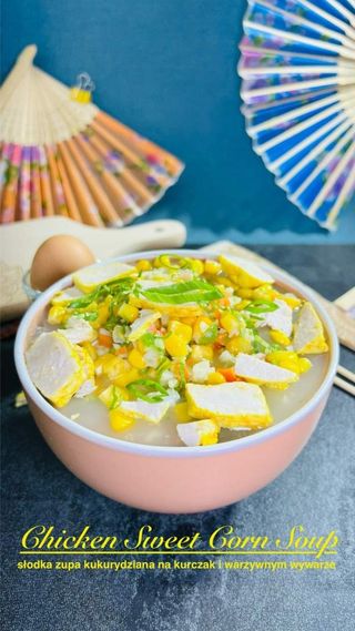 Chicken sweet corn soup