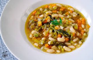 Chicharos con verduras