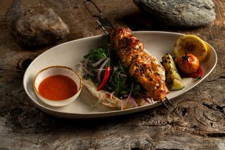 BROCHETA DE POLLO/шашлык из цыплёнка