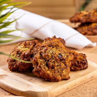 Постни тиквени сладки с кокос, орехи, стафиди и кафява захар (200г)