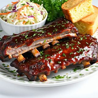 Roasted Rib + Onions, Tomatoes & Cassava