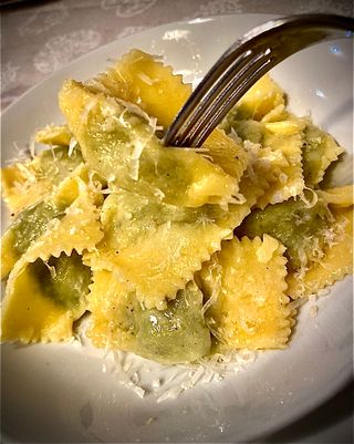 Ravioli di Ricotta e Espinafre