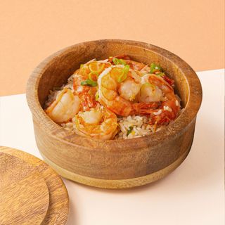 Arroz Frito De La Casa Con Gambas