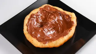 Langos cu ciocolata