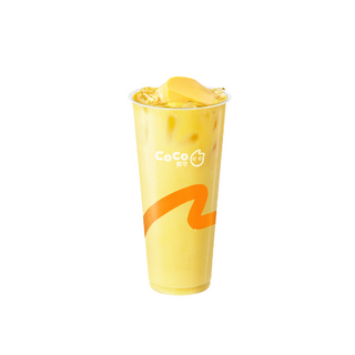 Té de leche con mango y pudín (L)