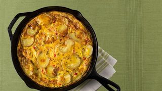 omelette espagnol avec manchego ail persil