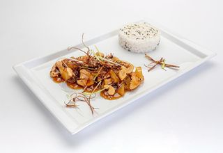 Poulet Ananas Caramélisé