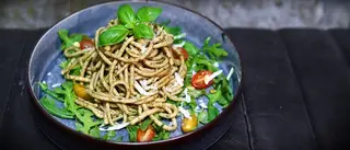 Intergralne spaghette s vrganjima i mozzarellom